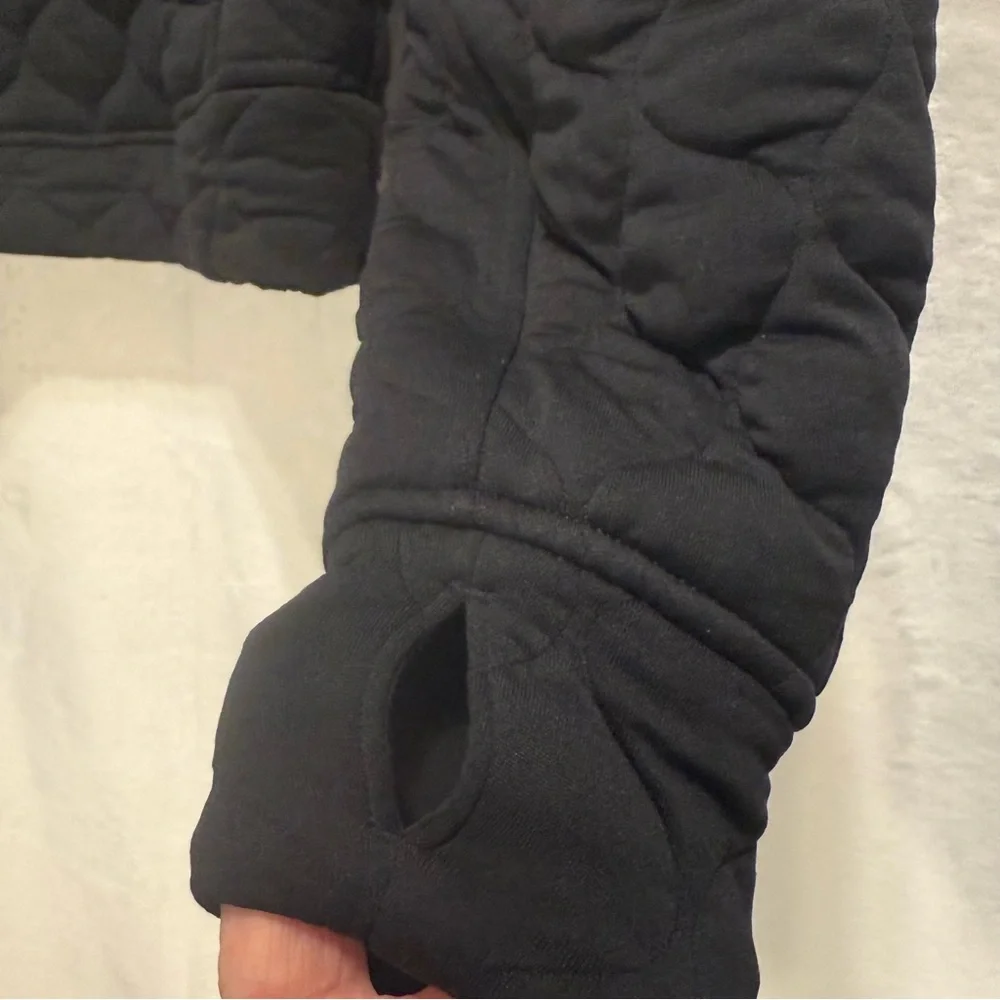 Lululemon Athletica Black Quilted Cropped Puffer Jacket - Picture 12 of 13